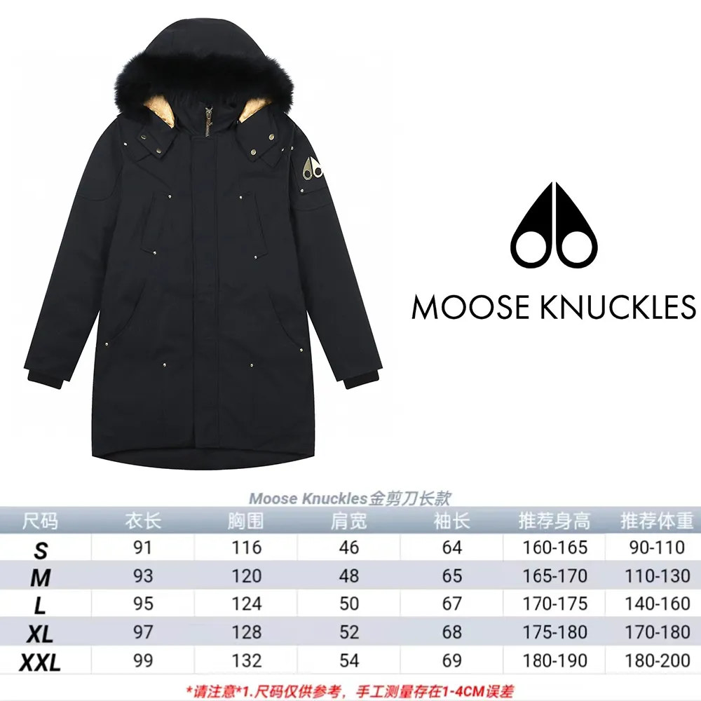 Moose Knuckles P700 Long Parka Black Coat - Image 10