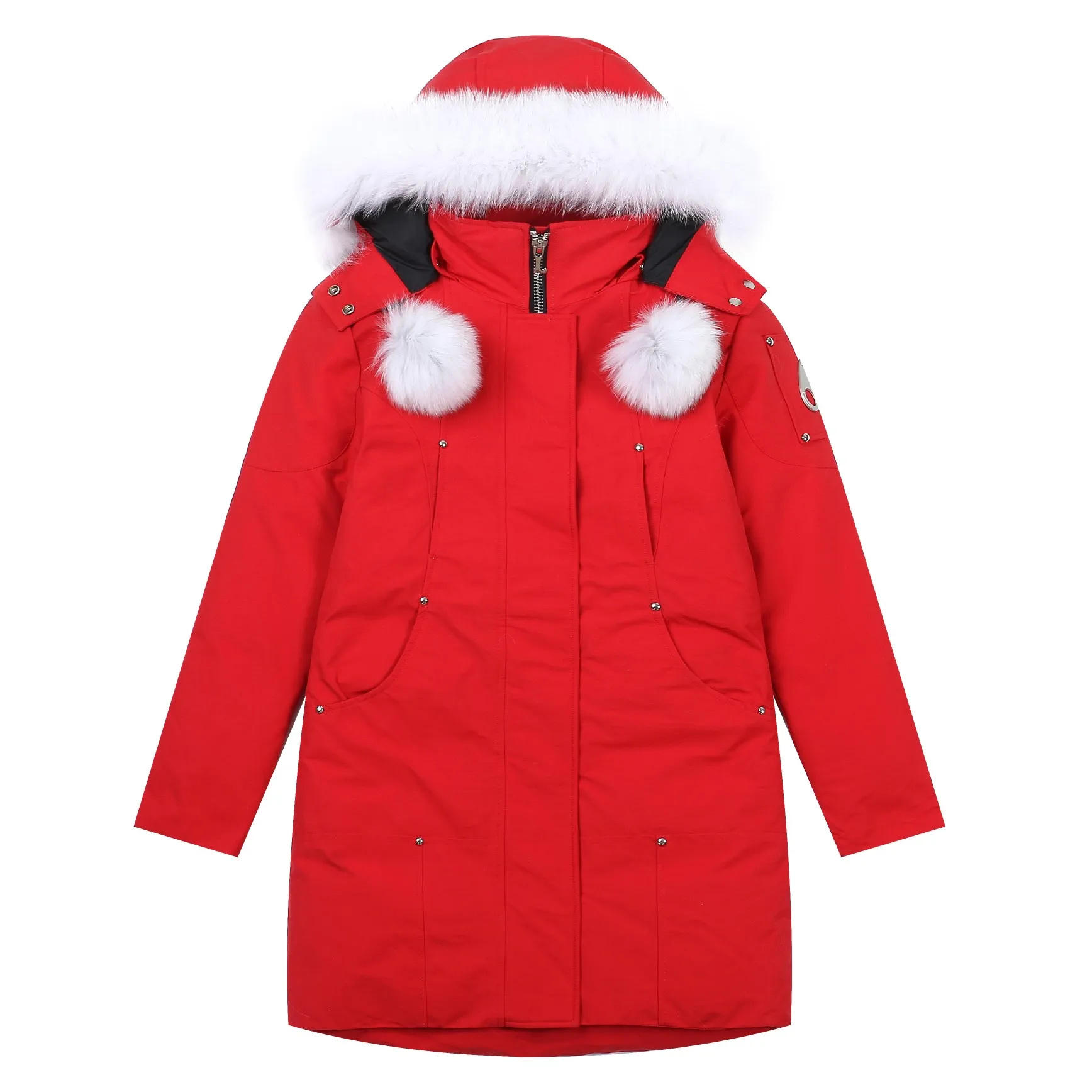 Moose Knuckles Scissor 01 Parka Red Fur