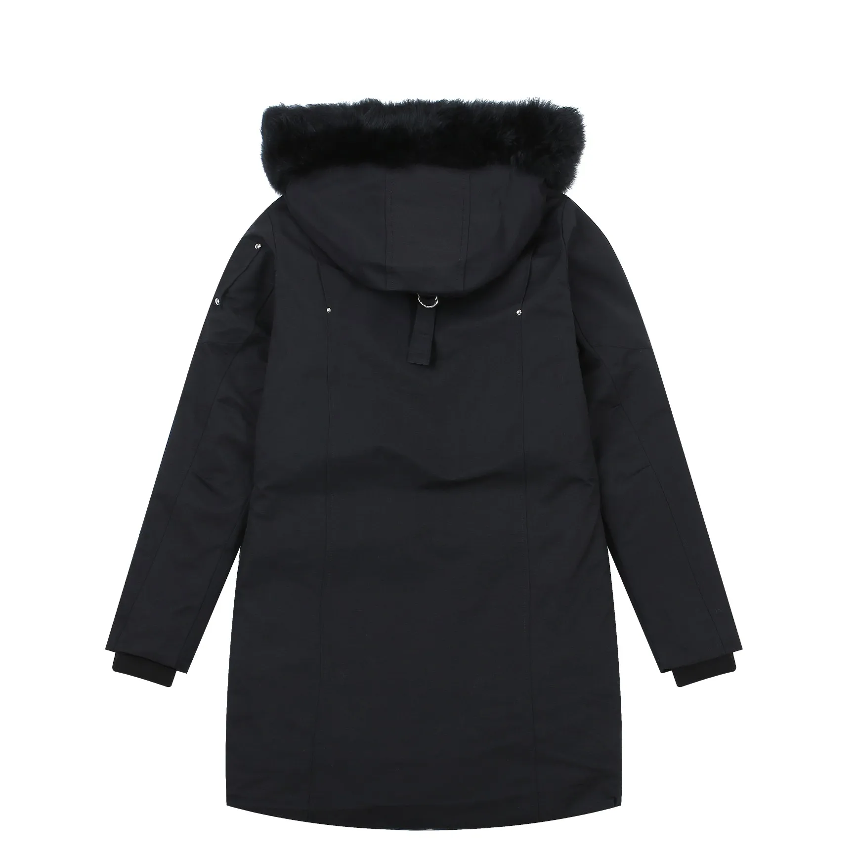 Moose Knuckles Scissor 01 Long Parka Black - Image 3