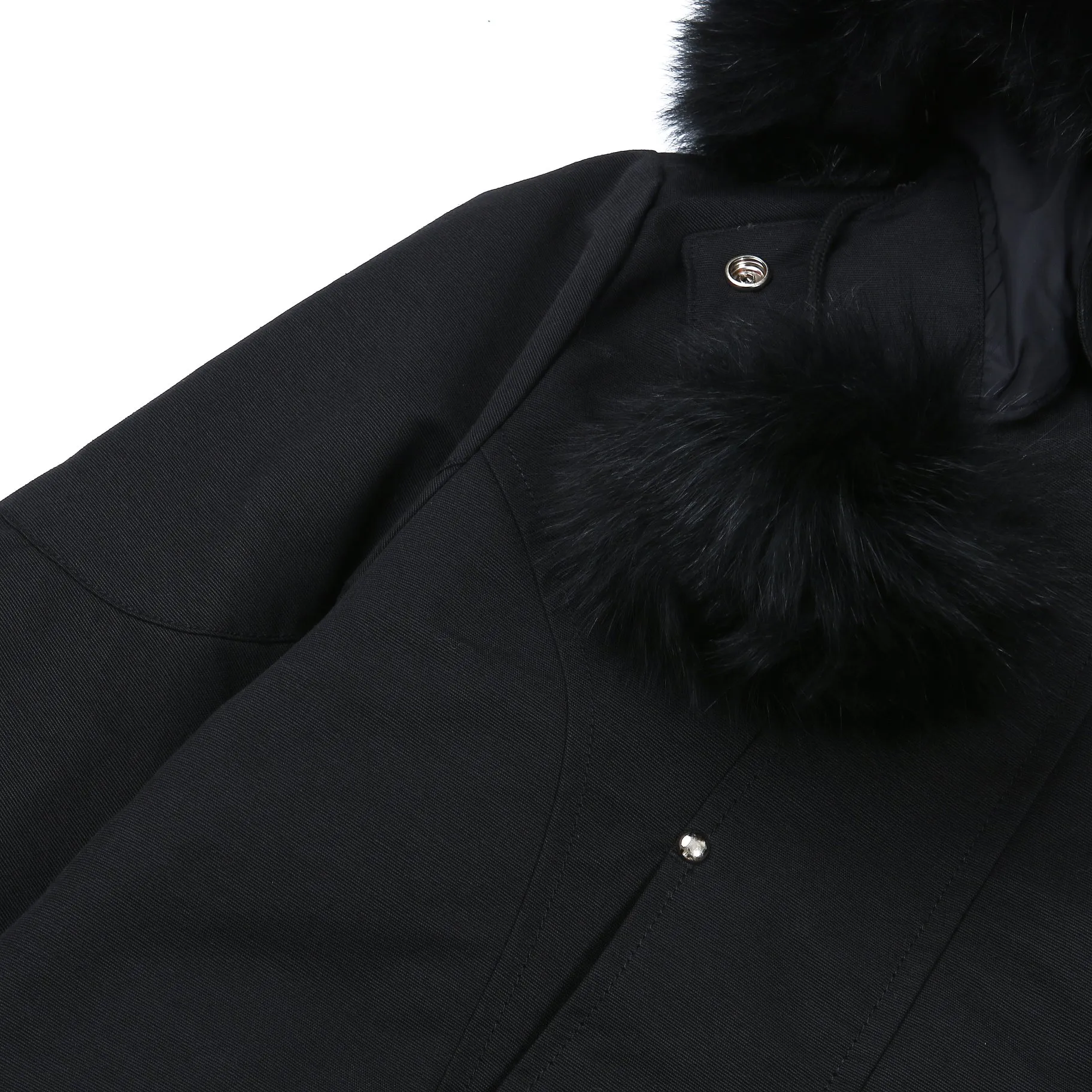 Moose Knuckles Scissor 01 Long Parka Black - Image 9