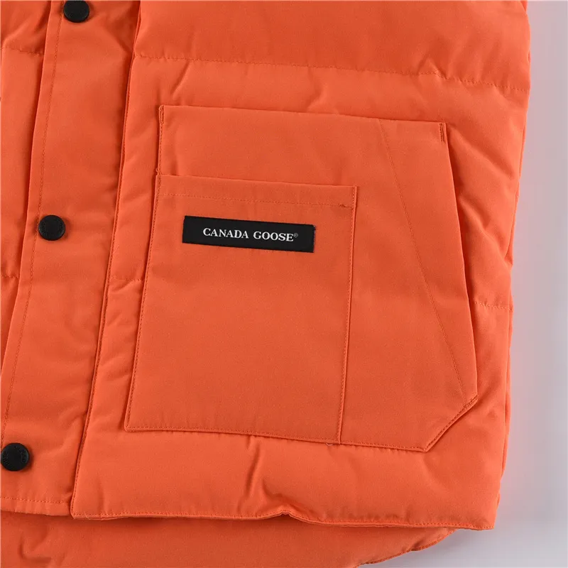 Canada Goose Freestyle Crew 4154M Orange Vest - Image 5