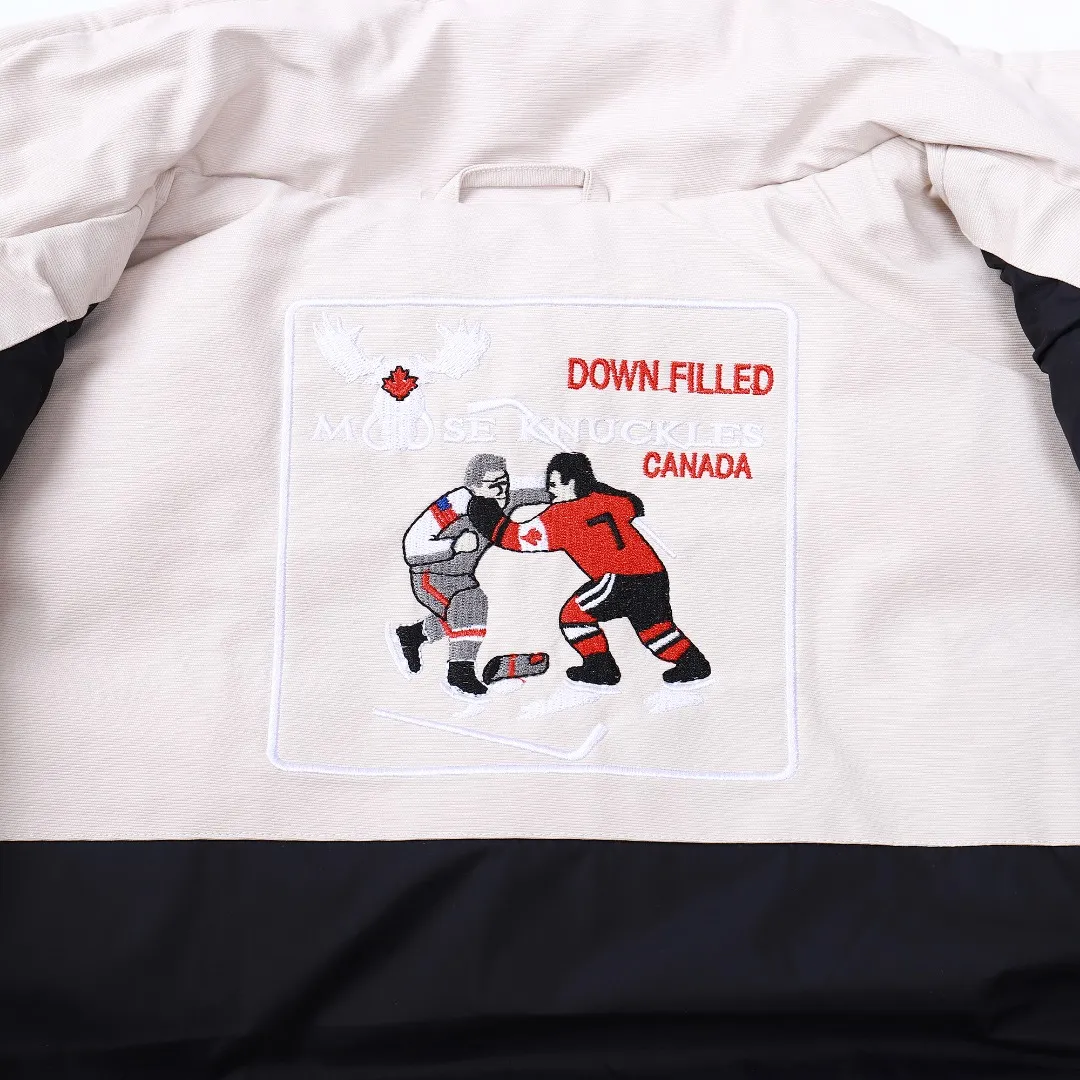 Moose Knuckles Vest Off White Quilted - Image 11