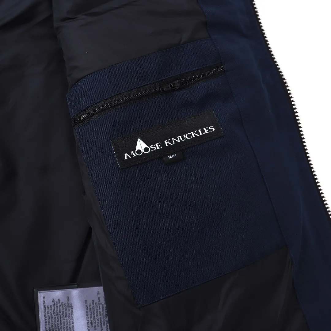 Moose Knuckles Vest Deep Blue Quilted - Image 20