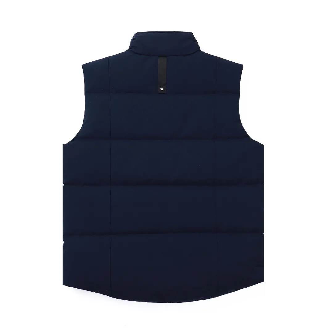 Moose Knuckles Vest Deep Blue Quilted - Image 4