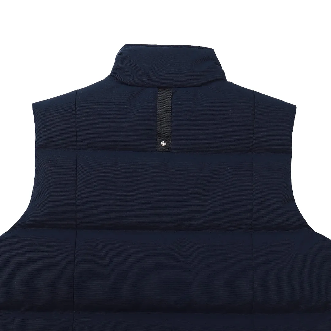 Moose Knuckles Vest Deep Blue Quilted - Image 7
