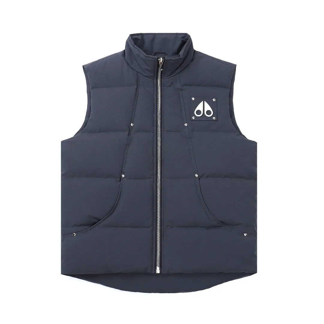Moose Knuckles Vest Grey Quilted Style
