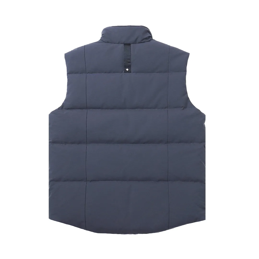 Moose Knuckles Vest Grey Quilted Style - Image 3