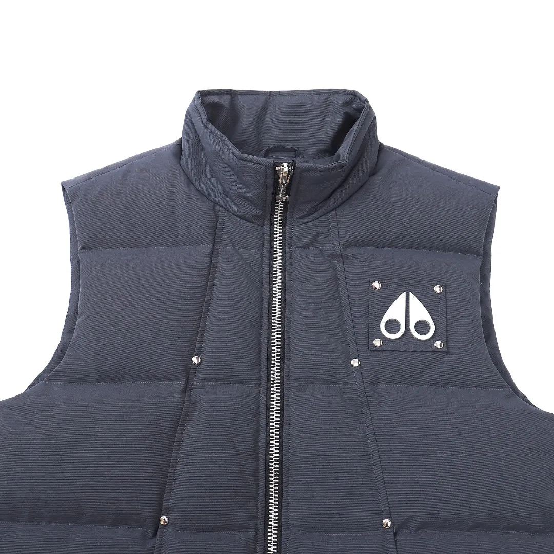 Moose Knuckles Vest Grey Quilted Style - Image 21