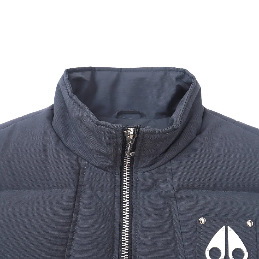Moose Knuckles Vest Grey Quilted Style - Image 8
