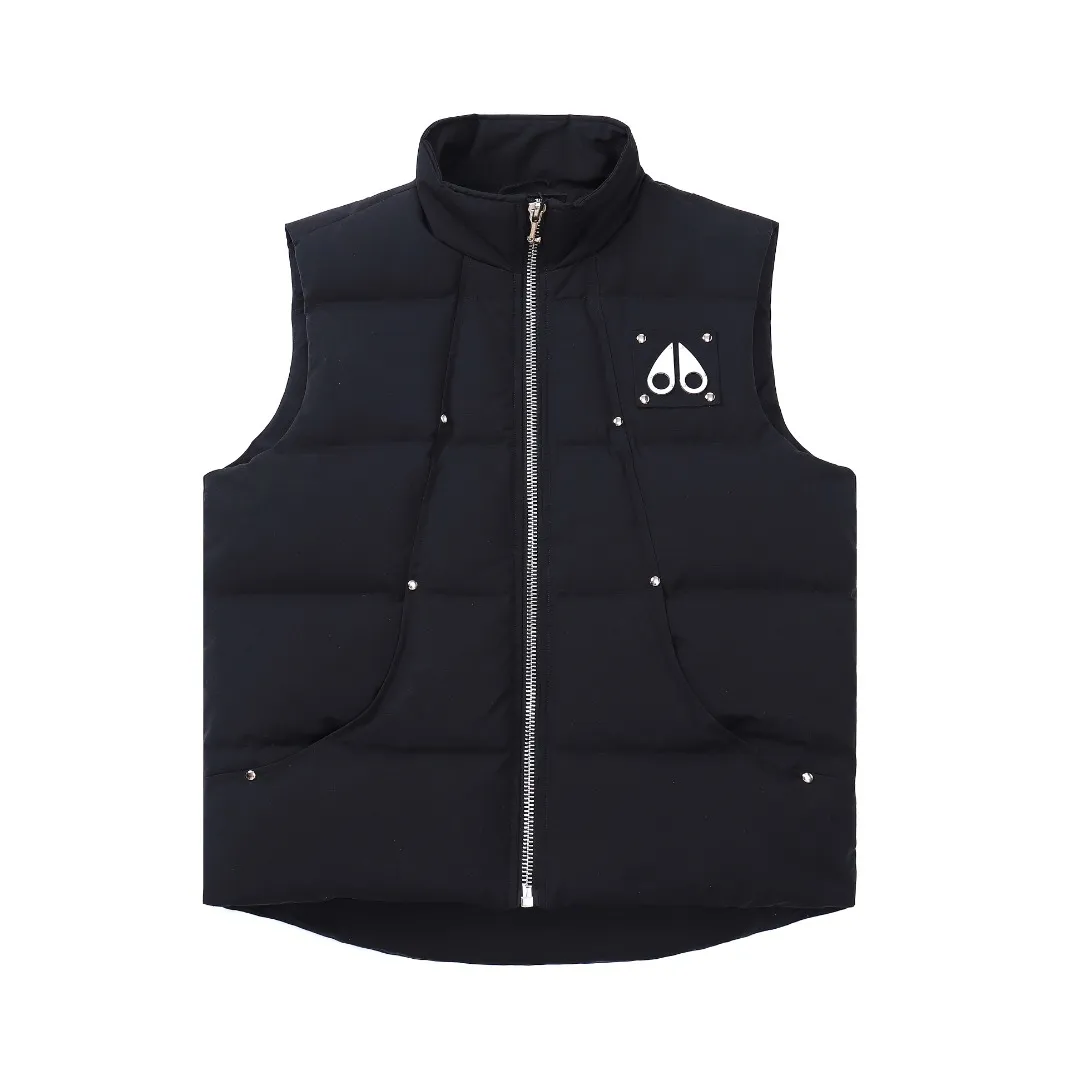 Moose Knuckles Vest Black Quilted Style