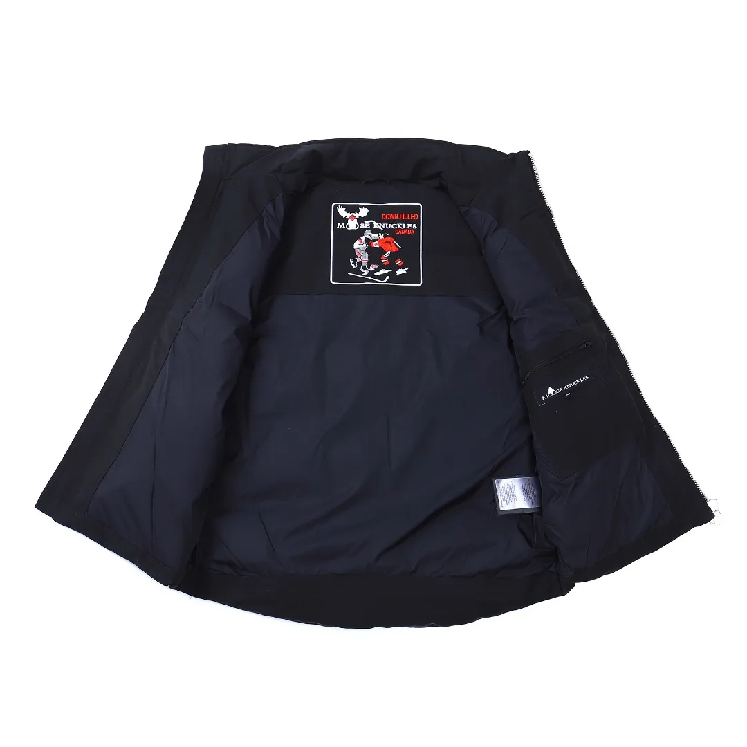 Moose Knuckles Vest Black Quilted Style - Image 4