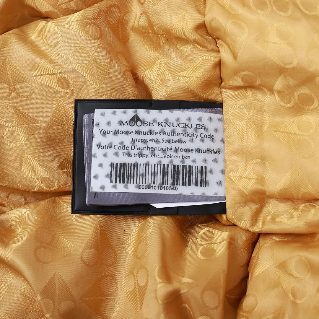 Moose Knuckles Gold Scissor Down Jacket Black - Image 23
