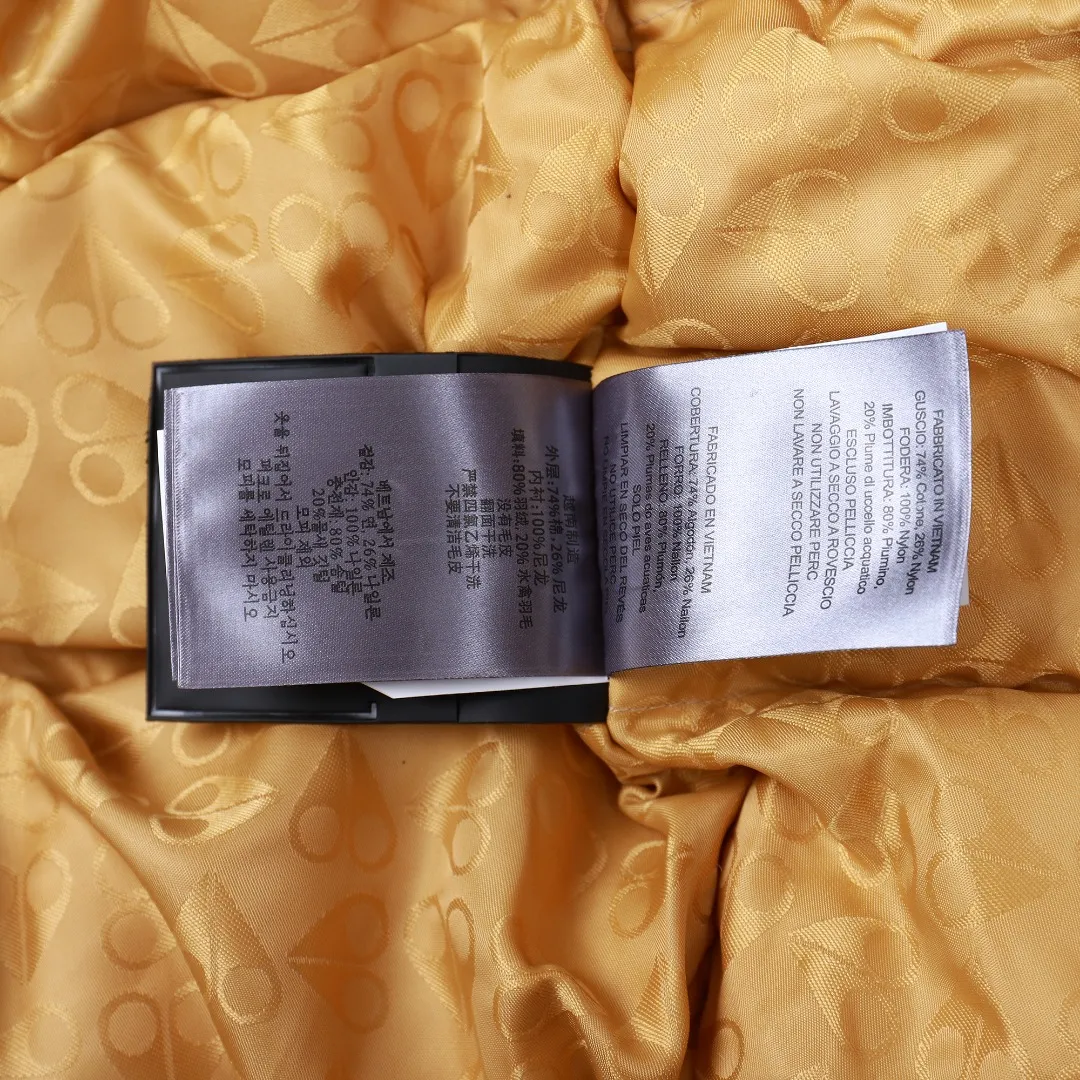 Moose Knuckles Gold Scissor Down Jacket Black - Image 25