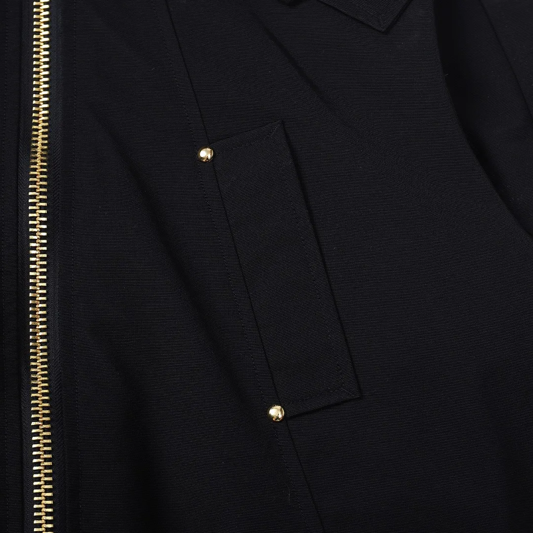 Moose Knuckles Gold Scissor Down Jacket Black - Image 7