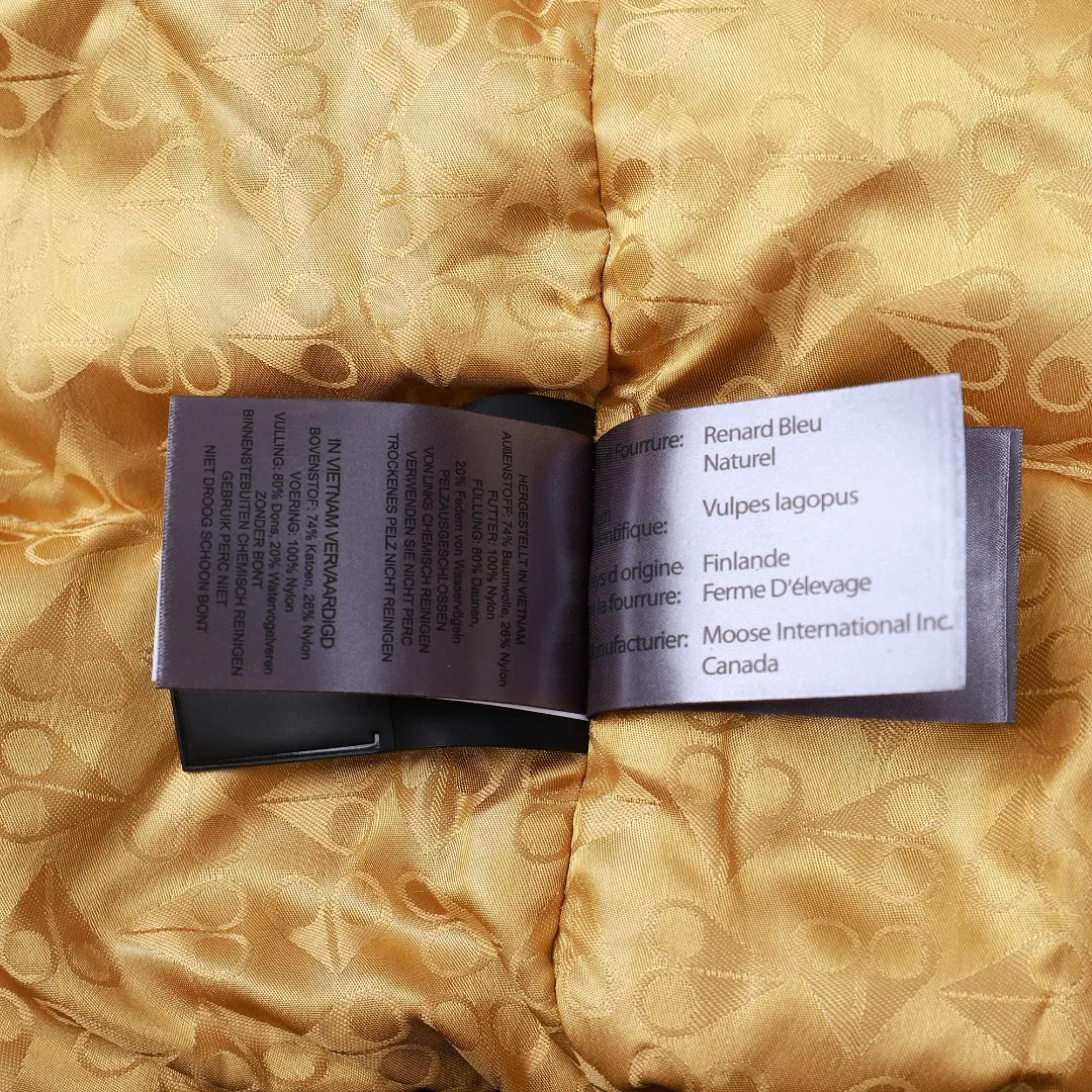 Moose Knuckles Gold Scissor Down Jacket White - Image 23