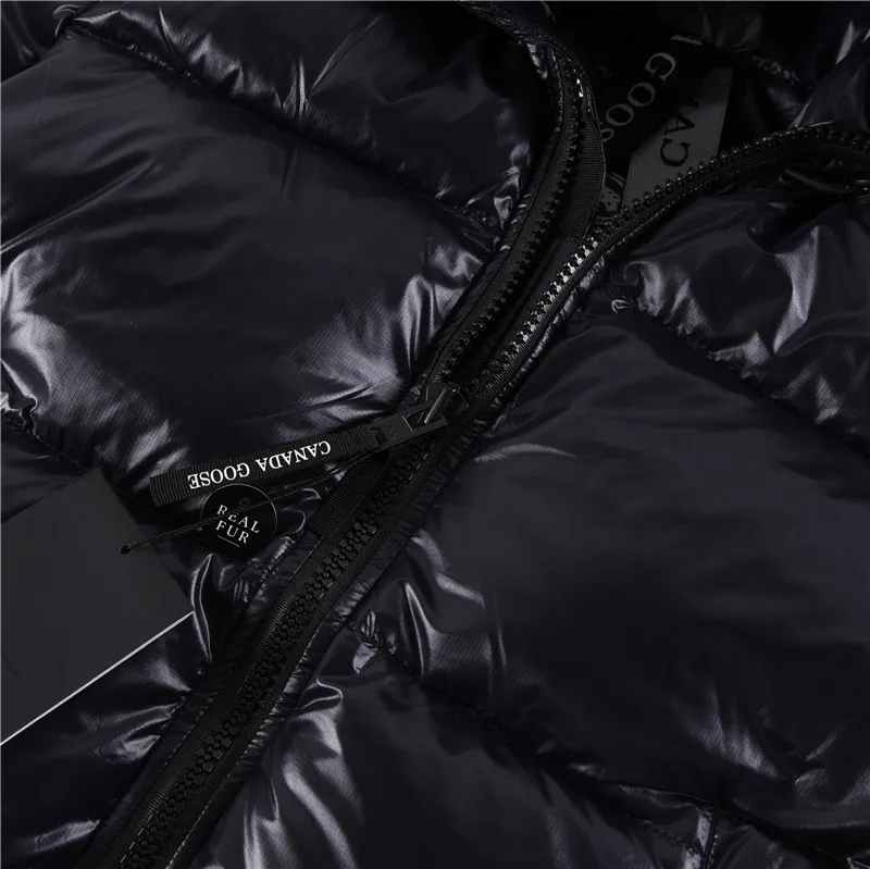 Canada Goose Crofton Puffer Jacket Black Hooded - Image 6