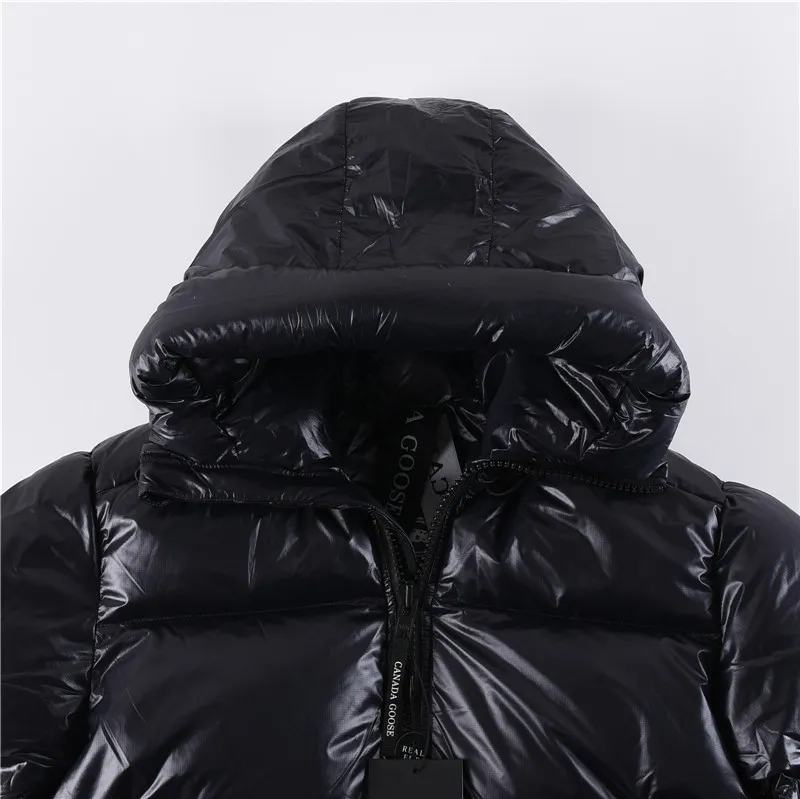Canada Goose Crofton Puffer Jacket Black Hooded - Image 7