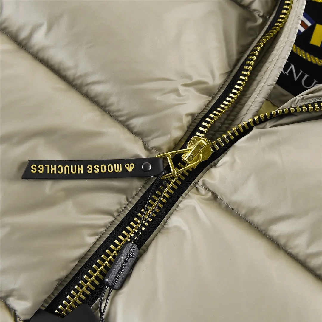 Moose Knuckles Puffer Jacket Beige Style - Image 5