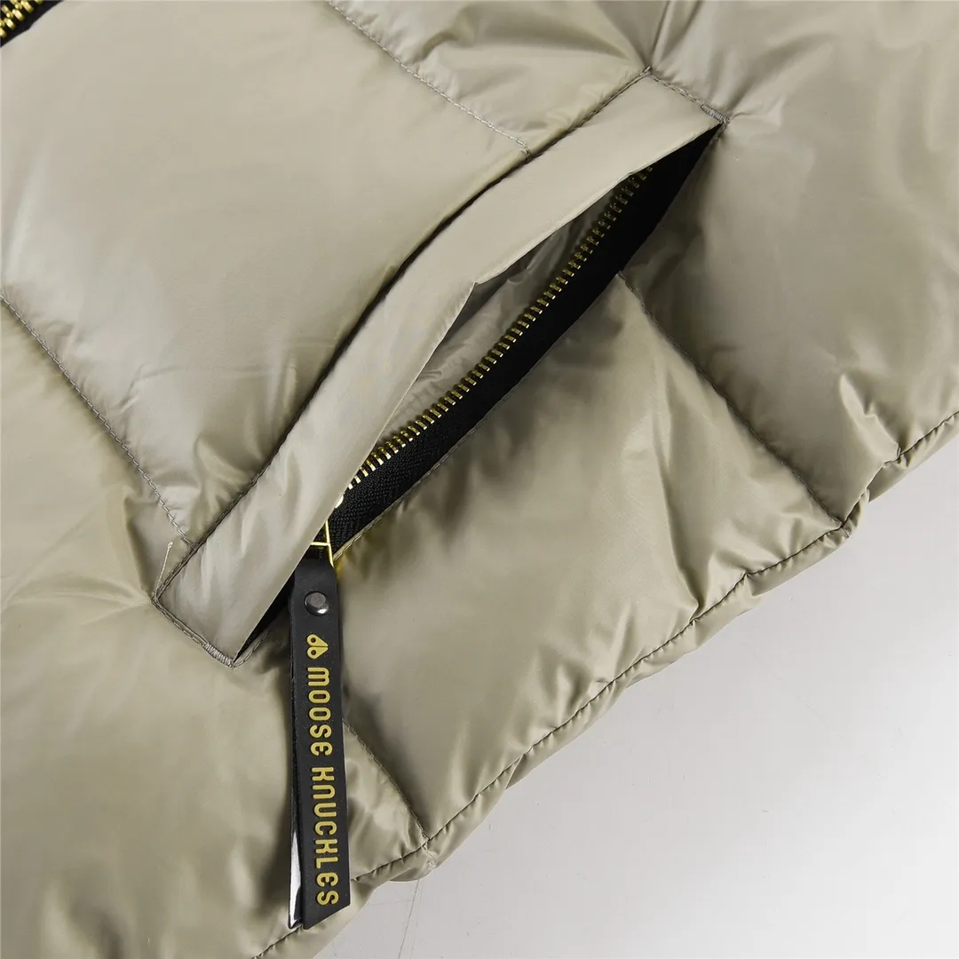 Moose Knuckles Puffer Jacket Beige Style - Image 6