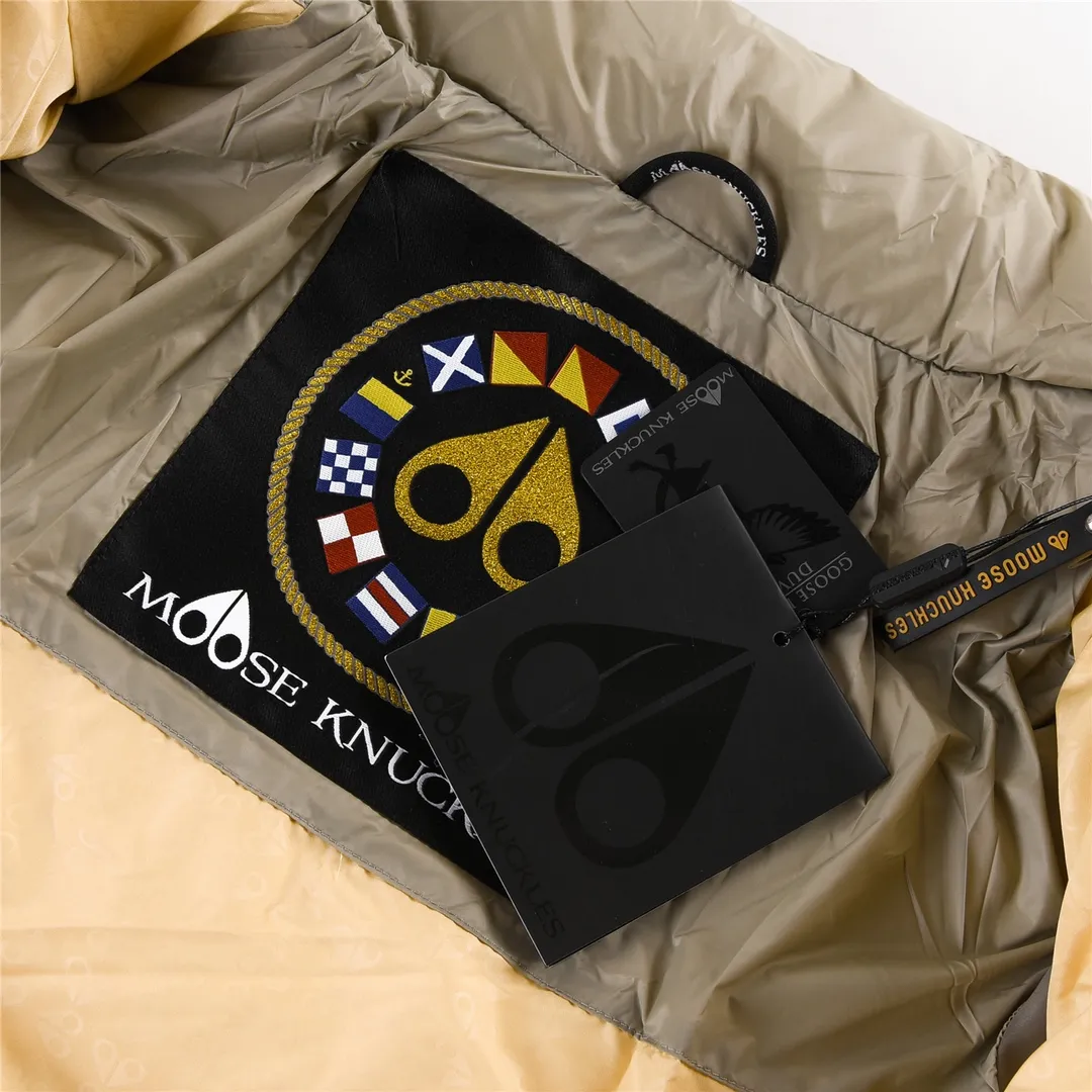 Moose Knuckles Puffer Jacket Beige Style - Image 8