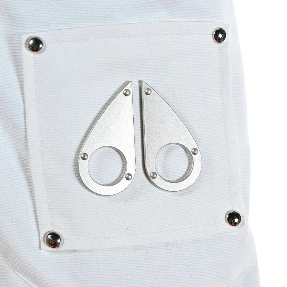 Moose Knuckles Classic Aviator Jacket White - Image 6