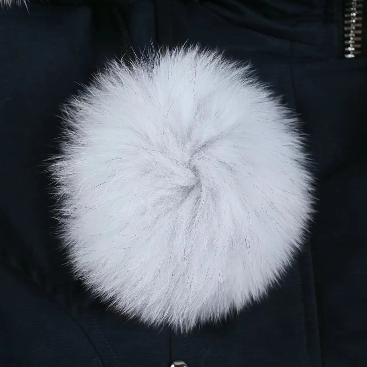 Moose Knuckles Classic Bomber Jacket Navy - Image 5