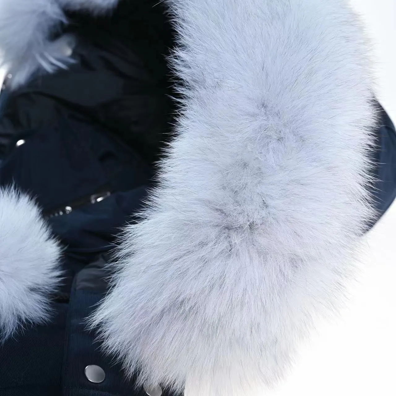 Moose Knuckles Classic Bomber Jacket Navy - Image 6