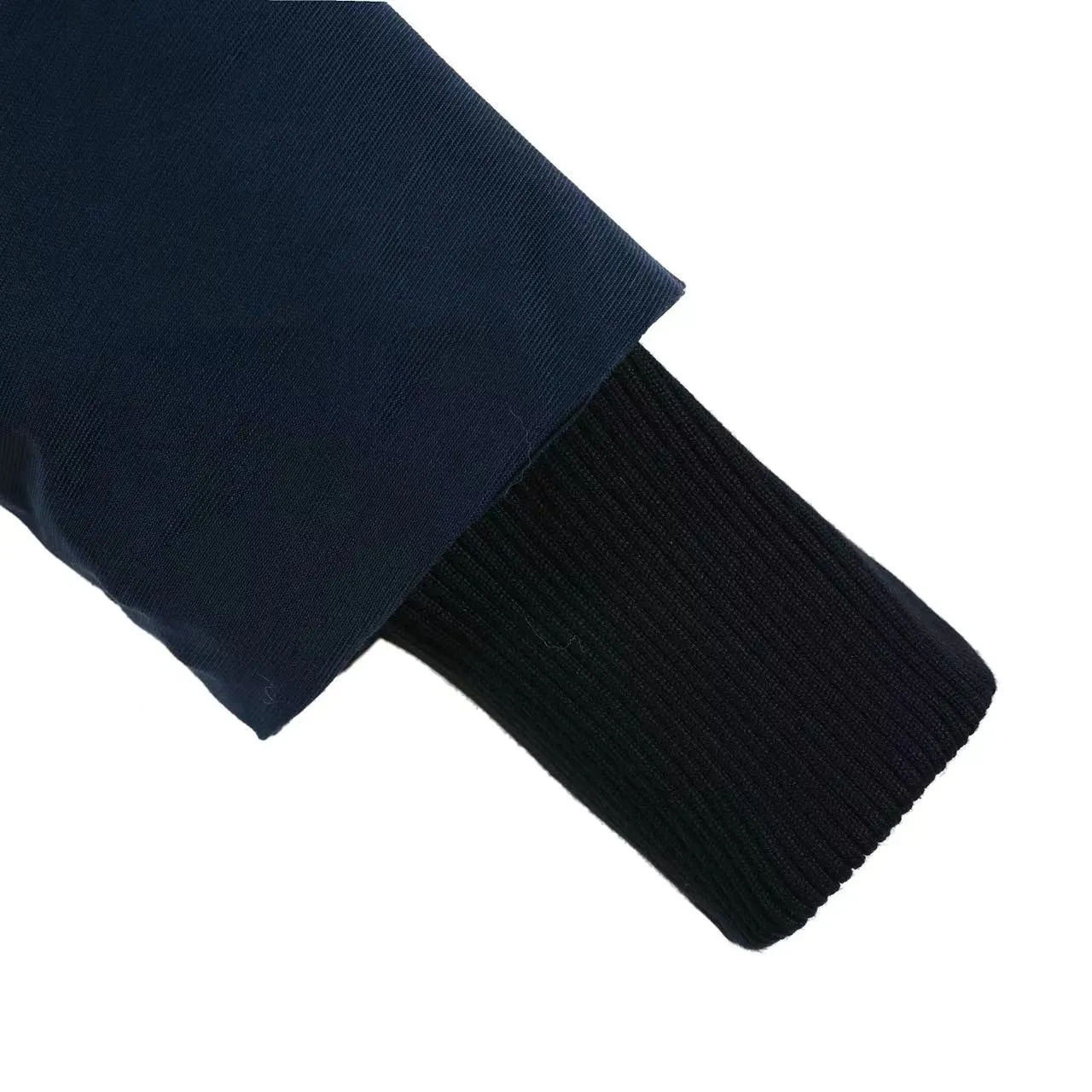 Moose Knuckles Classic Bomber Jacket Navy - Image 7