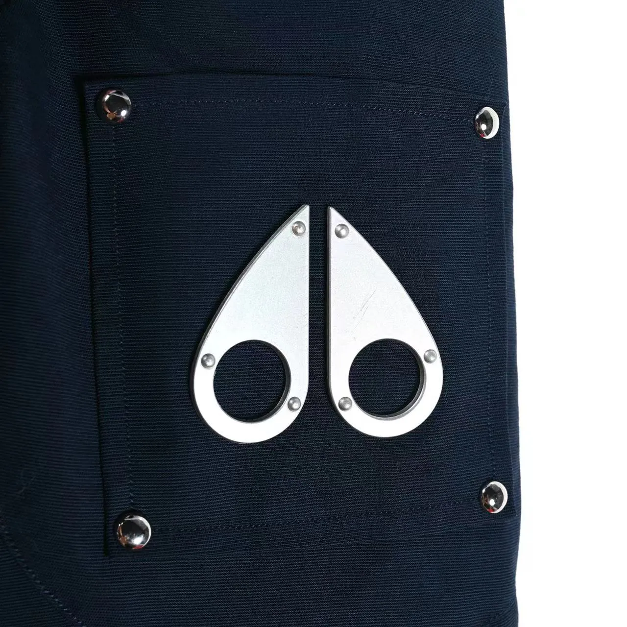 Moose Knuckles Classic Bomber Jacket Navy - Image 9