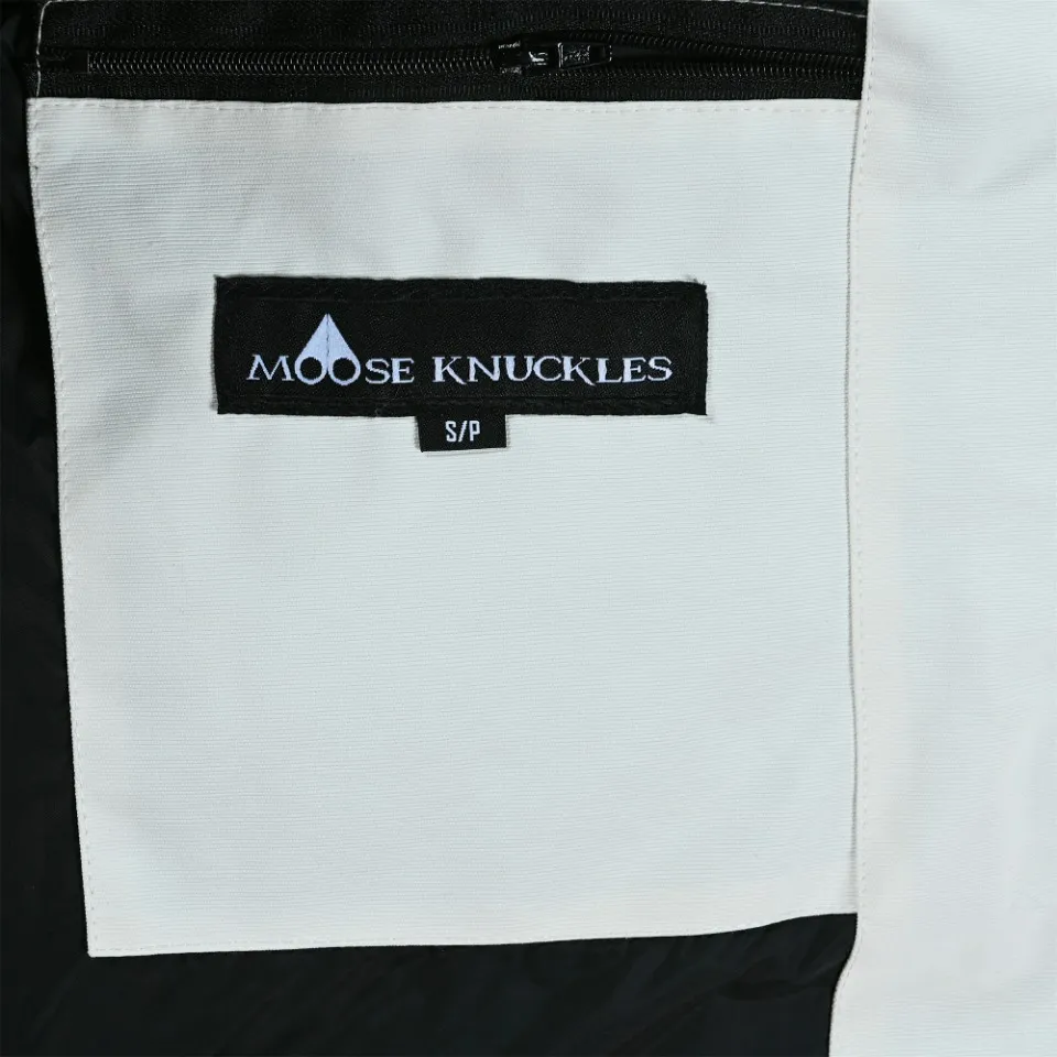 Moose Knuckles Classic Aviator Jacket White - Image 6