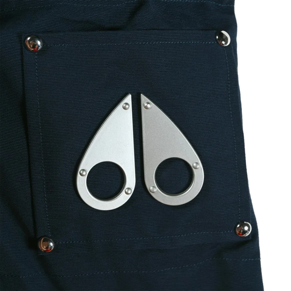 Moose Knuckles Classic Bomber Jacket Navy - Image 10