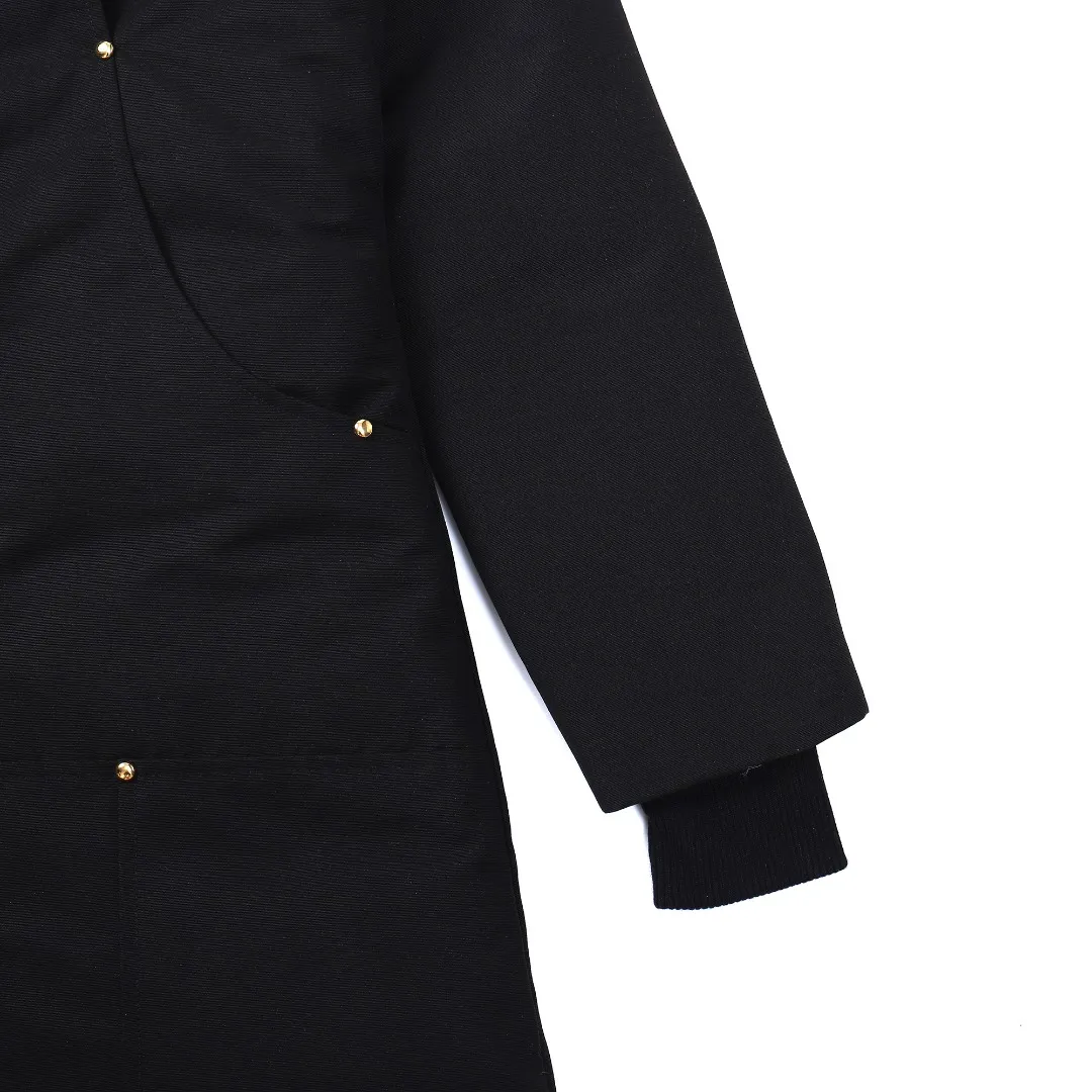 Moose Knuckles Gold Scissor Down Jacket Black - Image 12