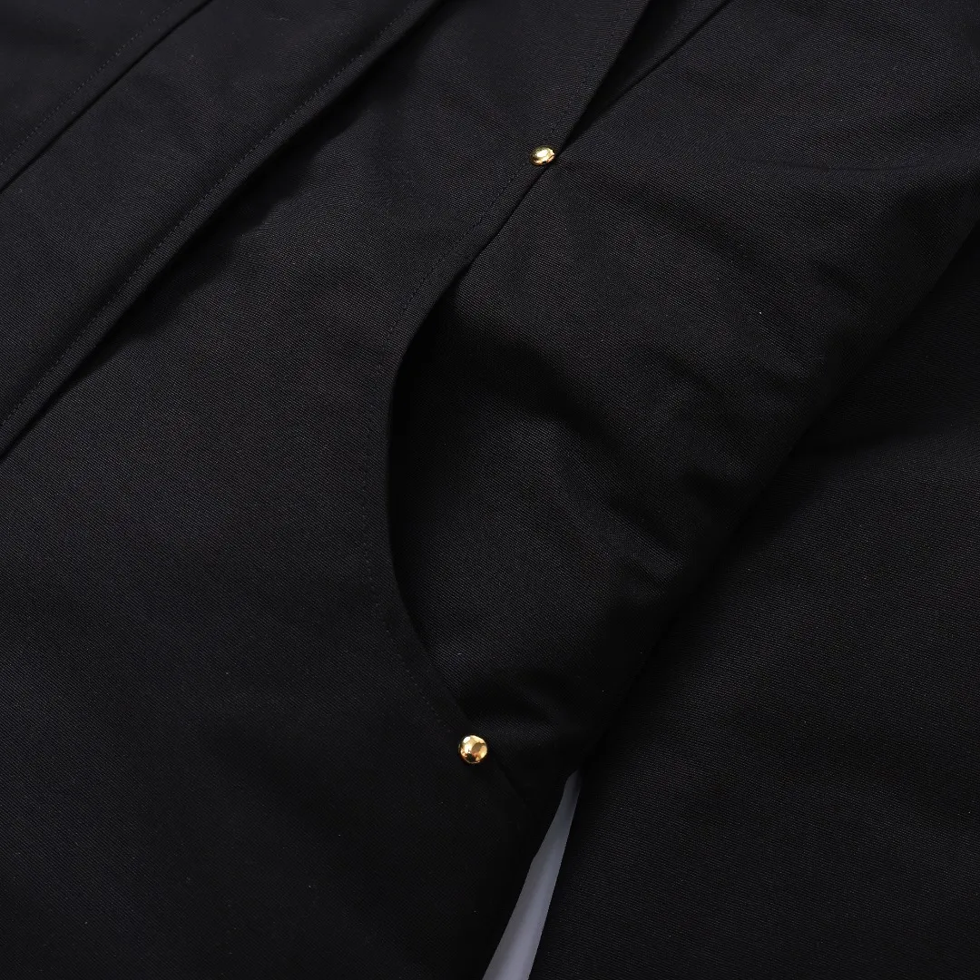 Moose Knuckles Gold Scissor Down Jacket Black - Image 16