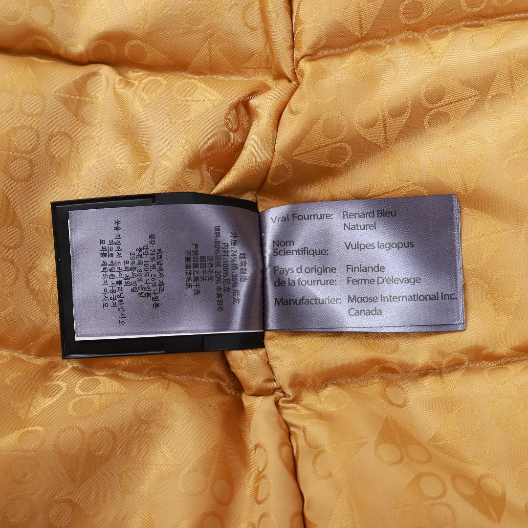 Moose Knuckles Gold Scissor Down Jacket Black - Image 23