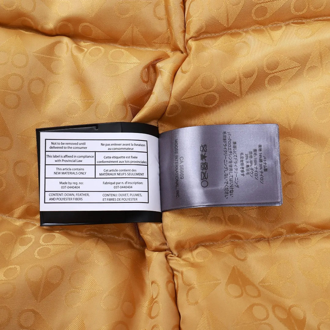 Moose Knuckles Gold Scissor Down Jacket Black - Image 25