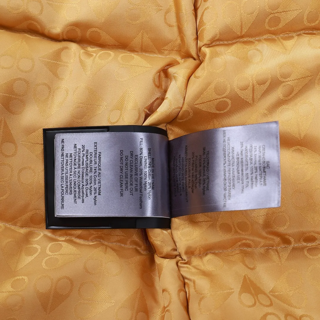 Moose Knuckles Gold Scissor Down Jacket Black - Image 26