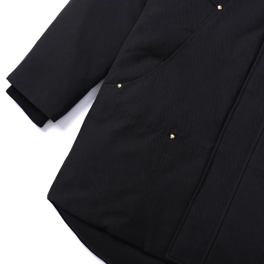 Moose Knuckles 01 Gold Scissor Down Jacket Black - Image 20