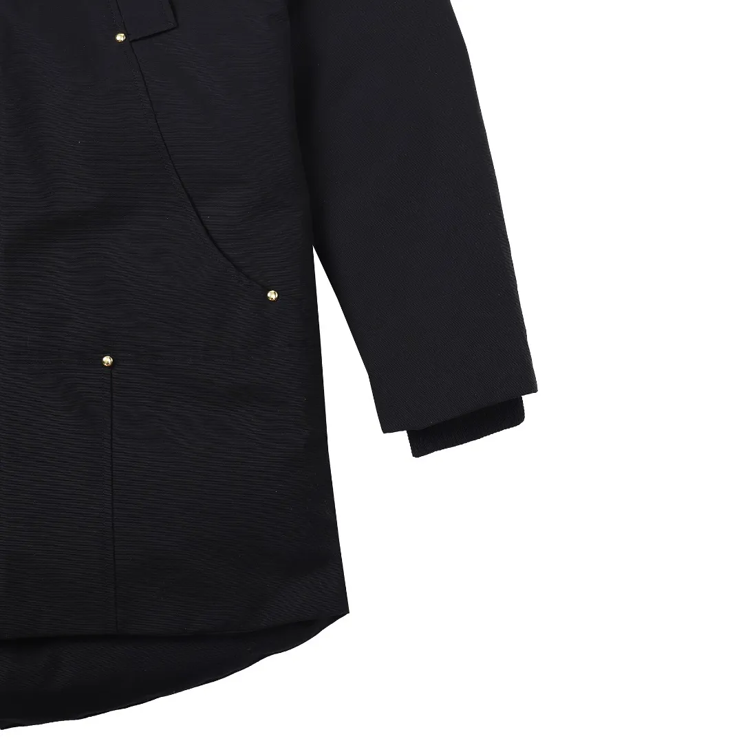 Moose Knuckles 01 Gold Scissor Down Jacket Black - Image 5