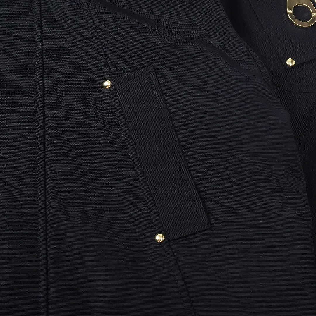 Moose Knuckles 01 Gold Scissor Down Jacket Black - Image 9