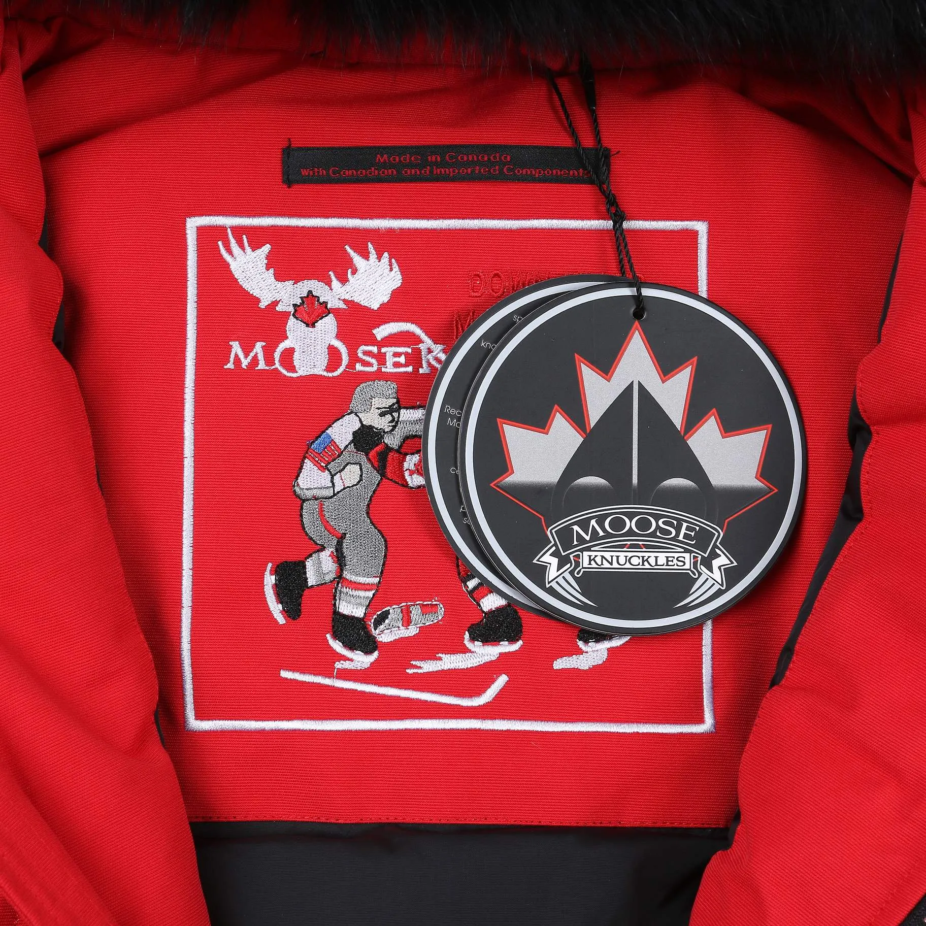 Moose Knuckles Scissor 02 Red Jacket - Image 6
