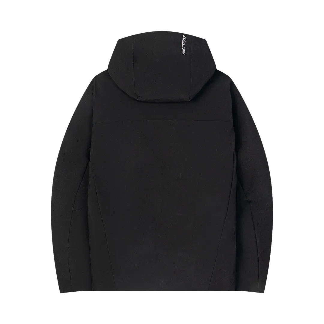 Arc'teryx Macai Jacket Black Hooded Style - Image 3
