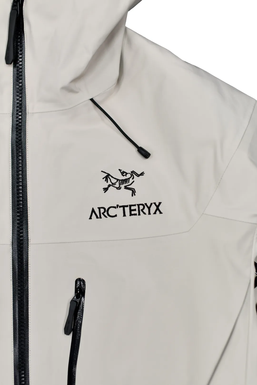 Arcteryx Alpha SV Jacket Ivory White - Image 4