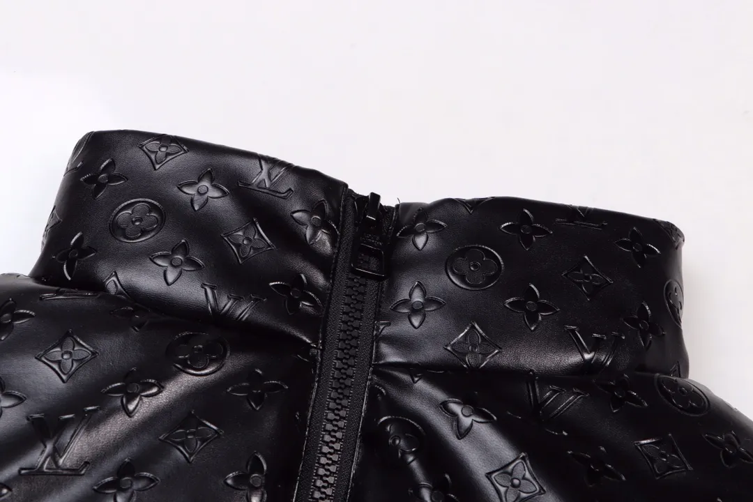 Louis Vuitton Down Jacket Black Monogram Style - Image 4