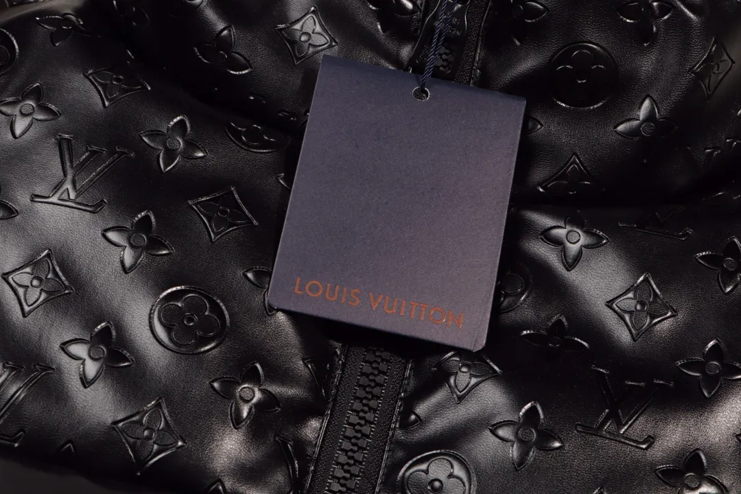Louis Vuitton Down Jacket Black Monogram Style - Image 5