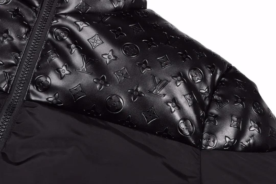 Louis Vuitton Down Jacket Black Monogram Style - Image 6