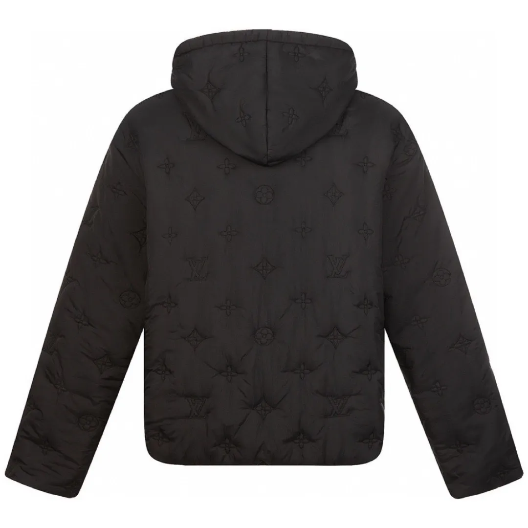 Louis Vuitton Monogram Quilted Jacket Black - Image 3