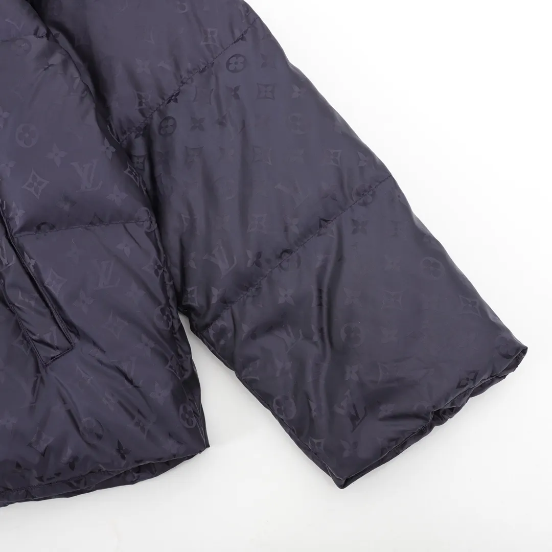Louis Vuitton Monogram Puffer Jacket Black - Image 5