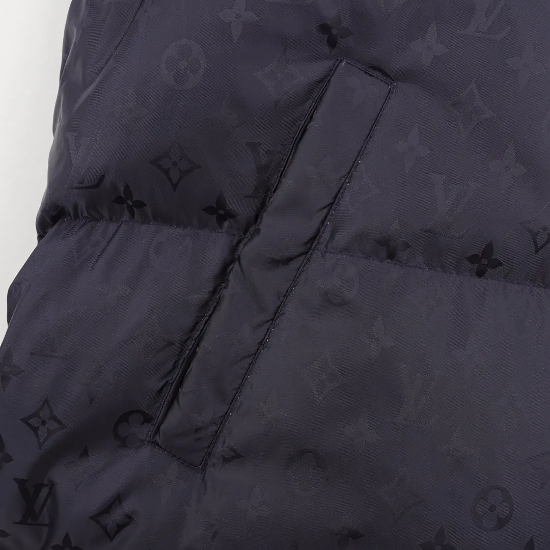 Louis Vuitton Monogram Puffer Jacket Black - Image 10