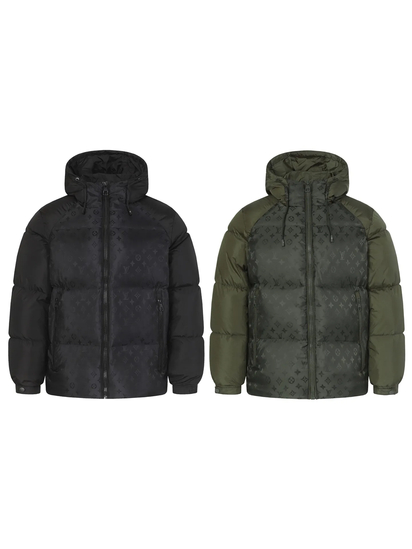 Louis Vuitton Down Jacket Olive Monogram - Image 12
