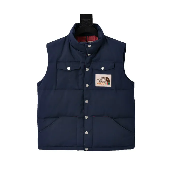 The North Face x Gucci Down Vest Navy